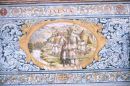 Tilework representing Cvenca, Plaza de Espana, Sevilla